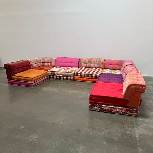 21-Piece Mah Jong Sofa by Roche Bobois, France 1990s