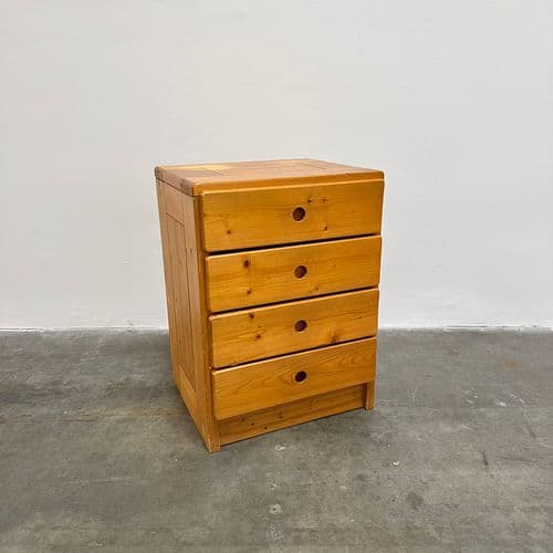 Charlotte Perriand for Les Arcs Pine Chest of Drawers, France 1970s
