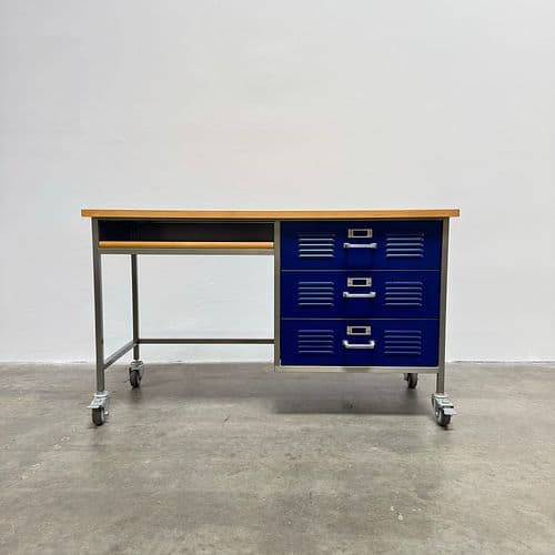 Pottery Barn Teen, Locker Storage Desk, USA circa 2005