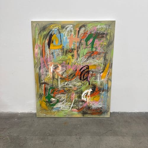 Laurent Proneur "Charabia". Oil on canvas.