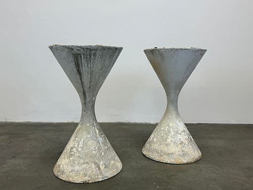 Pair of Willy Guhl Diabolo Planters