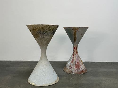 Pair of Large Willy Guhl Diabolo Planters