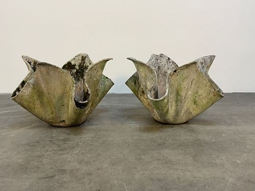 Pair of Willy Guhl Tall Tulip Planters