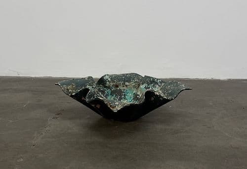Small Willy Guhl Elefantenohr Elephant Ear Planter, Switzerland Circa 1960