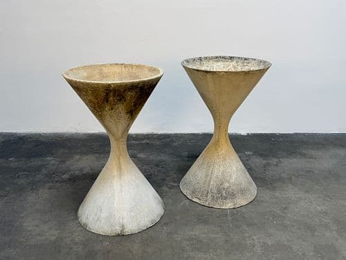 Pair of Large Willy Guhl Diabolo Planters