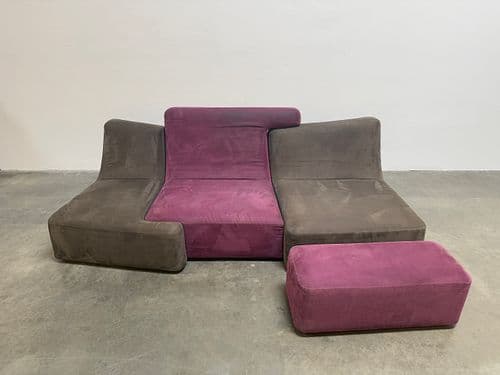 Confluences Three Seat Sofa with Ottman by Philippe Nigro for Ligne Roset, France