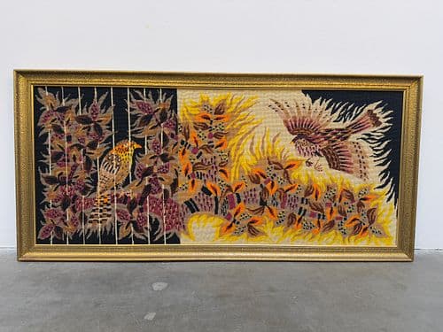 Ombre et Lumiere Wool Tapestry by Jean Lurcat