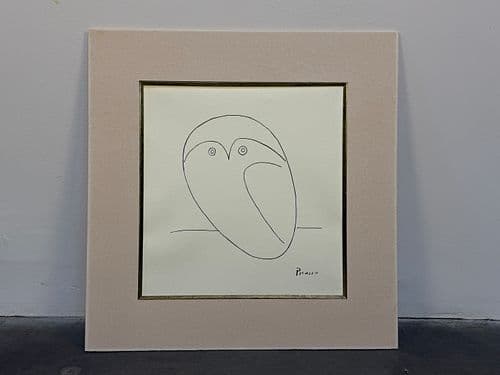 Pablo Picasso Owl Print