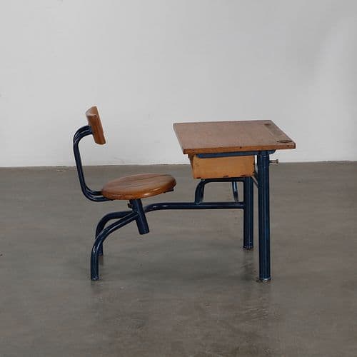 Children's School Desk in the Style of Jean Prouve, 1950s