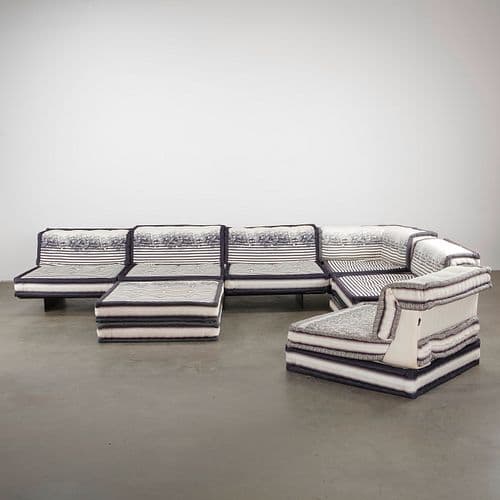 16-Piece Mah Jong Sofa in Couture Jean Paul Gaultier Fabrics for Roche Bobois, 2010s