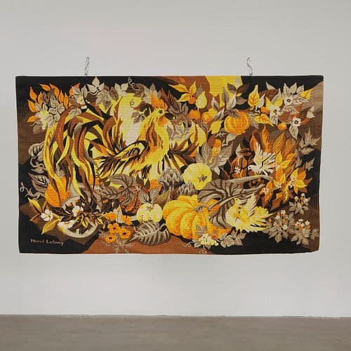 Wool Tapestrty By Herve Lelong, 1960s