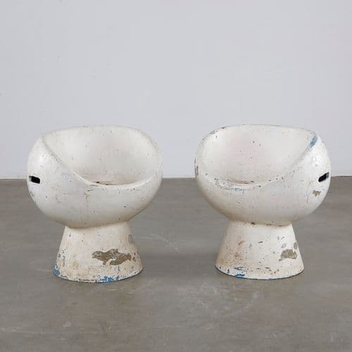 Pair of Willy Guhl Pod Chairs, 1960s