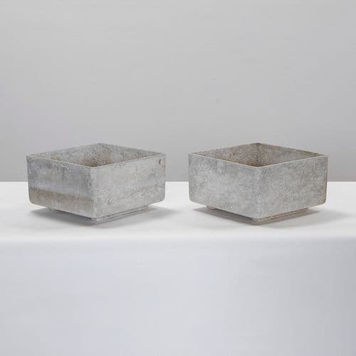 Set of Small Willy Guhl Square Planters, 1960s