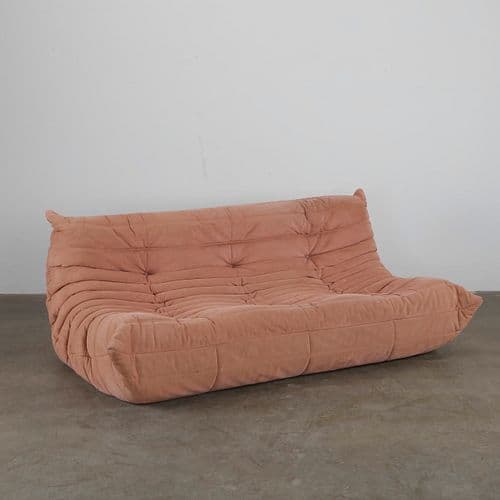 Michel Ducaroy, Pink Three-Seater Togo for Ligne Roset, 2000s