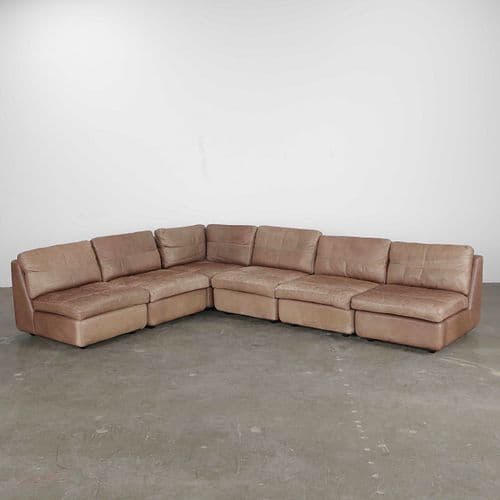 Modular Leather Sofa by De Sede, sold at Circa
