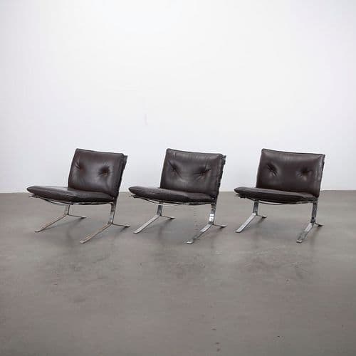 Olivier Mourgue, Set of Three Joker Chaise Longues for Airborne, 1970s