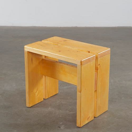 Charlotte Perriand, Stool for Les Arc 1600, 1960s