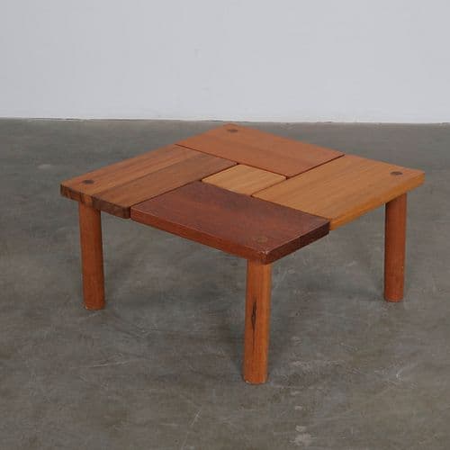 Wood Coffee Table, in the Style of Gangso Mobler, 1960s