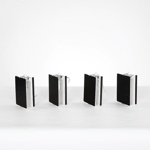 Charlotte Perriand, Set of Four CP1 Wall Sconces, 1963