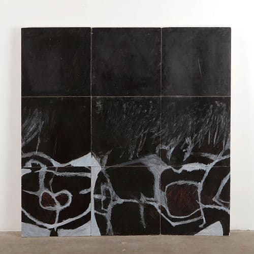Noir Desir, Triptych by Maurice Perrenoud, sold at Circa