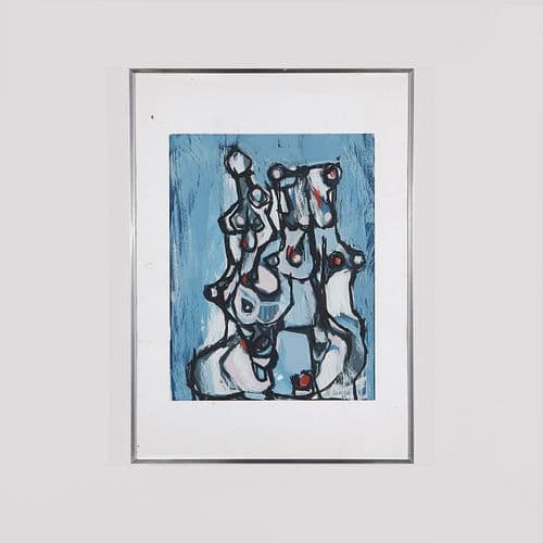 Maurice Perrenoud, Oil Painting, 1962