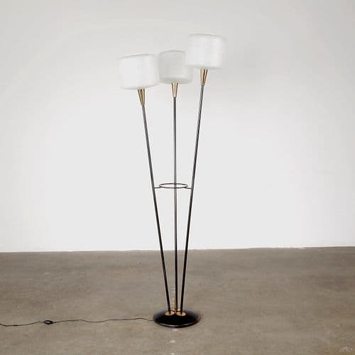 Maison Arlus Three-Arm Floor Lamp, c. 1950