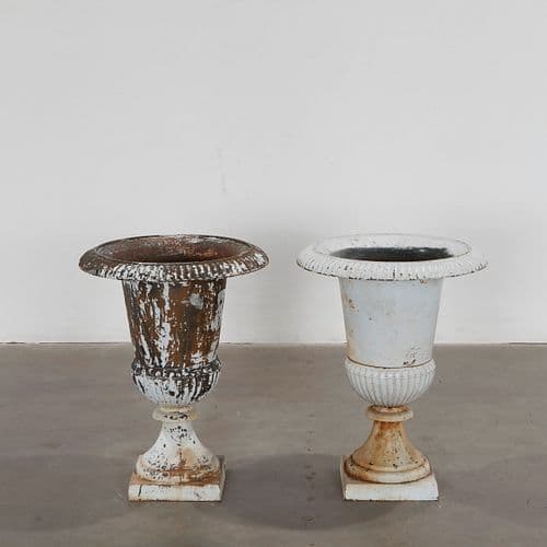 Pairs of 19th Century French Medici Urns
