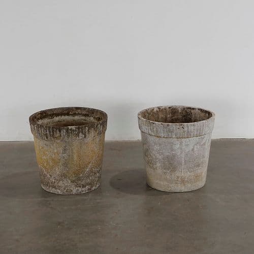 Willy Guhl, Pairs of Medium Pot Planters, 1960s