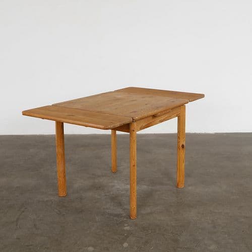 Scandinavian Extended Wood Dining Table, 1960s