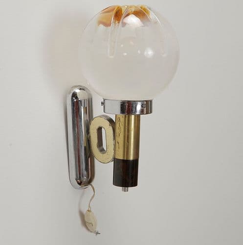 Murano Sconce attributed to Mazzega, Italy, 1970s