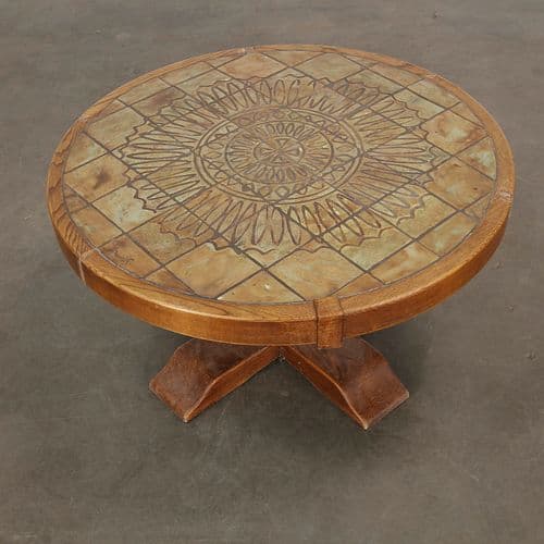 Barrois, Round Coffee Table, 1960s