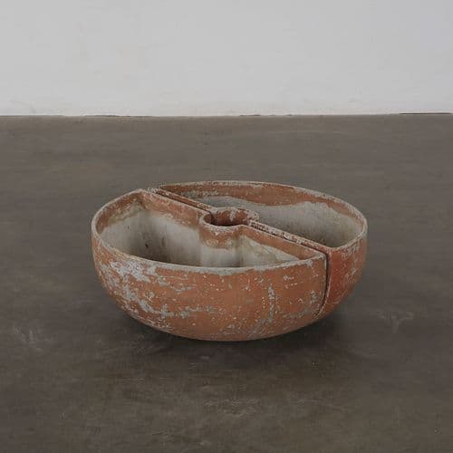 Willy Guhl, Pair of Half Moon Planters, 1960s