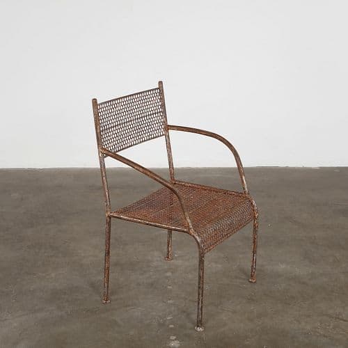 Rene Malaval, Outdoor Metal Chair, 1960s