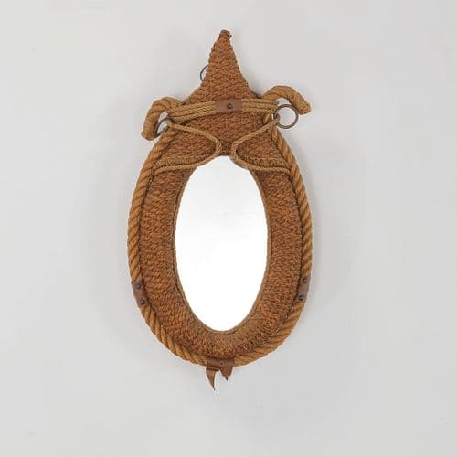 Audoux Minet, Rope Mirror, 1960s