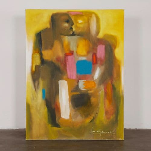 Stolen Kiss Painting by Laurent Proneur, 2023