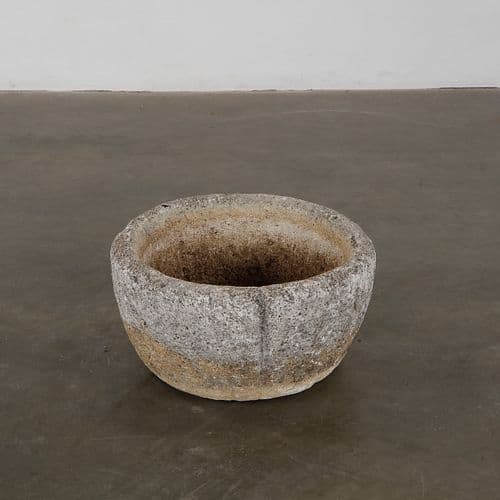 Small French Stone Planter, 1960s