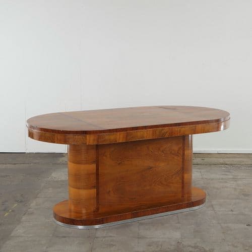 Italian Walnut Table, 1950s
