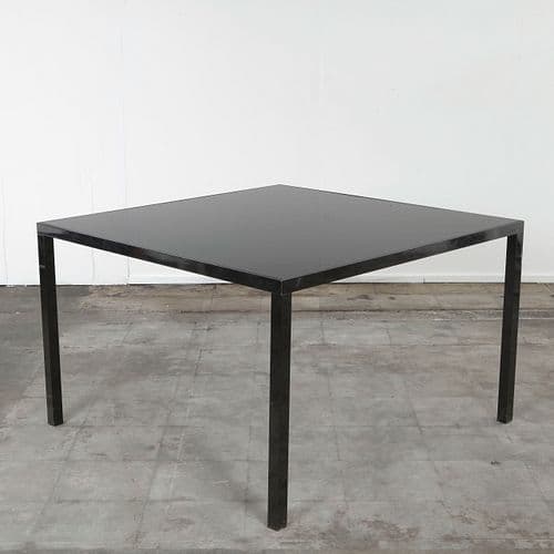 T Angle Square Dining Table by Knoll, catalogued at Circa