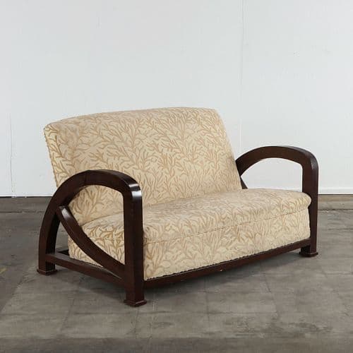 Italian Two-Seater Sofa in the style of Enrique Garcel Jaime, 1930s