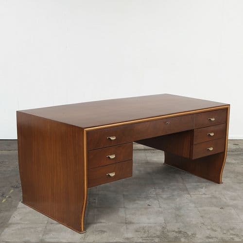 Osvaldo Borsani, Mid-Century Executive Desk, 1940s