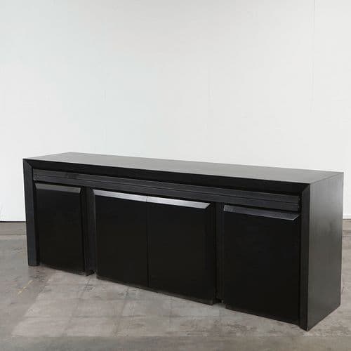 Italian Transformable Sideboard with Extending Console Table, 1970s