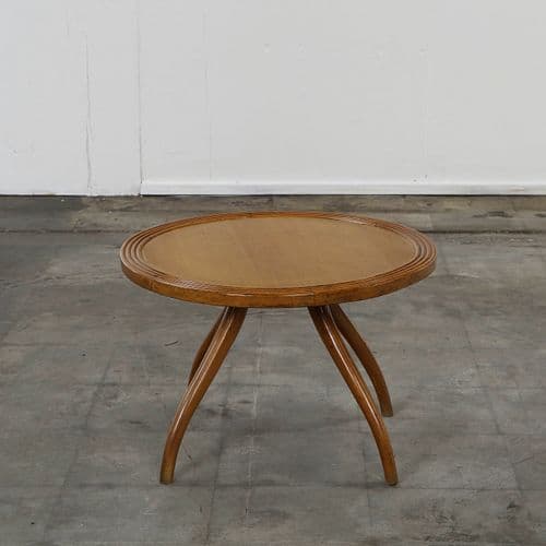 Vintage Cherry Coffee Table in the style of Osvaldo Borsani, 1940s