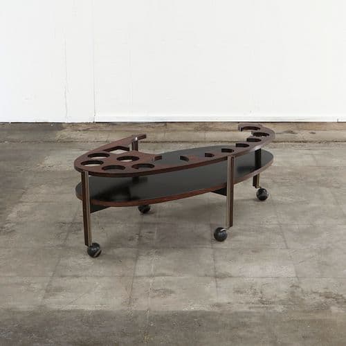 Ico Parisi for Idra, Sculptural Low Table with Open Bar Mod, Italy, 1960s