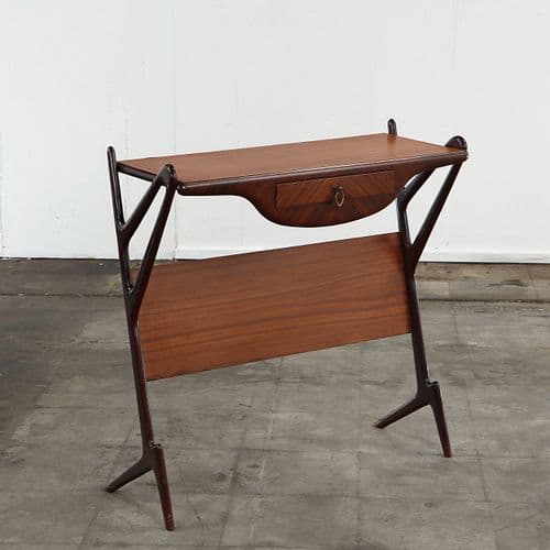 Mid-Century Italian Vanity Console with Drawer, 1950s