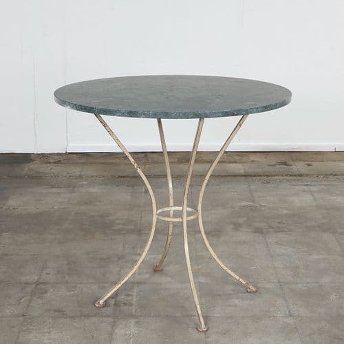 Green Marble Outdoor Table, 1940s