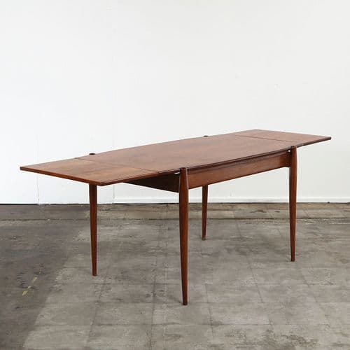 Italian Extendable Dining Table in the style of Arne Vodder, 1960s