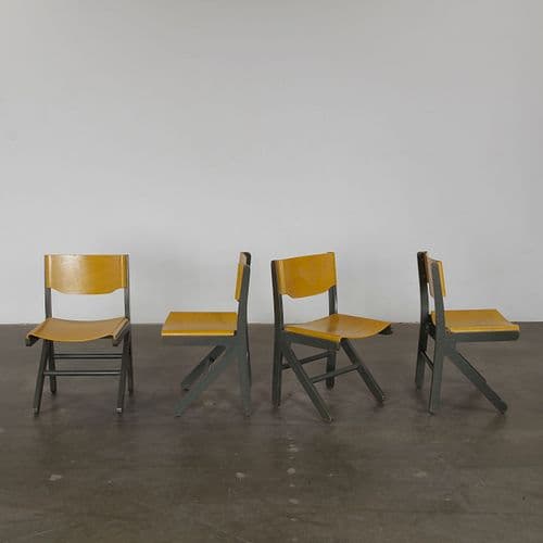 Baumann, Set of Four Koka Chairs, 1990s