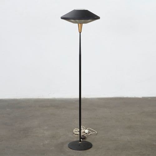 Space Age Floor Lamp with UFO Shade, 1970s