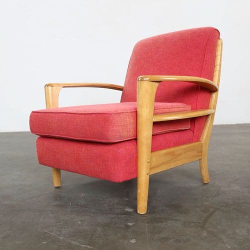 Pink Fabric Armchair, C 3980 by Heywood-Wakefield, sold at Circa