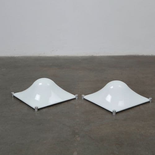 Elio Martinelli for Martinelli Luce, Pair of Bolla Wall Lights, 1960s
